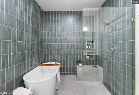 Spacious bathroom