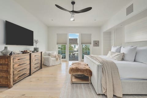 Relax in a spacious retreat with serene tones and designer comfort