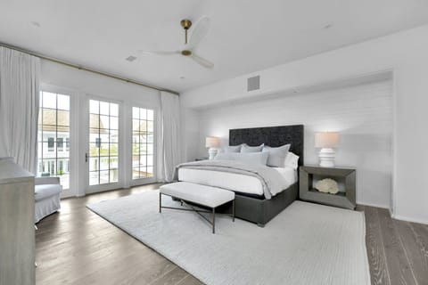 Wake refreshed in a sunlit suite with airy elegance.