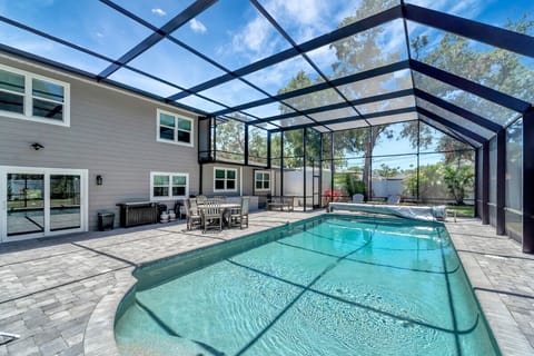 back yard pool