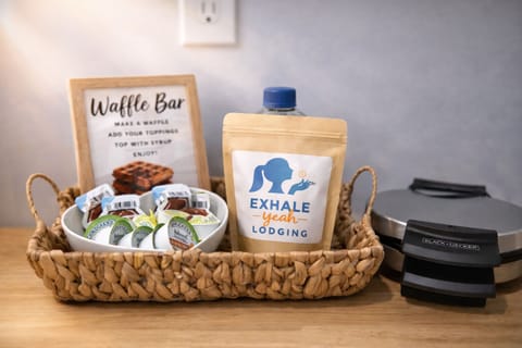 Waffle bar ready. You can even win a prize in our #WaffleOff! ๐ง Book now and see how