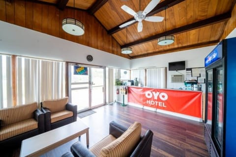Unwind in the airy lobby lounge before your next adventure.