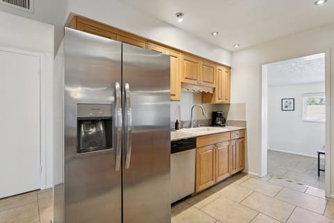 Fully stocked kitchen
