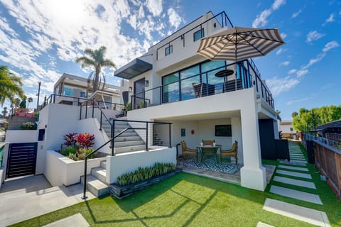 Enjoy the views from this additional outdoor patio space under our balcony