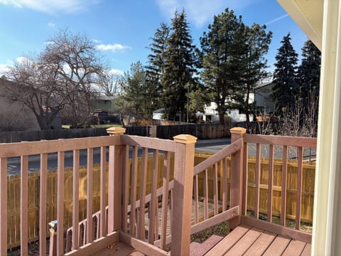Back Deck & Neighborhood in fall
