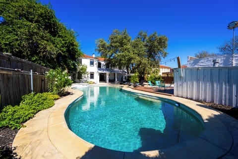 Swim, sun, and unwind - your private resort in the heart of San Antonio.