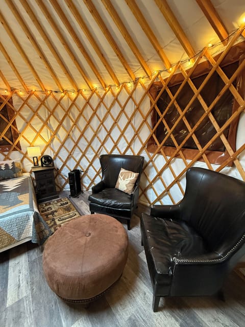 Our Yurts are larger than traditional ones to give you a more comfortable space