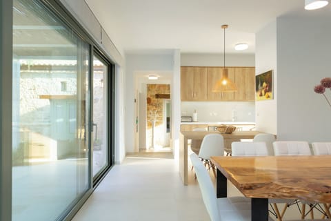 Spacious dining area, perfect for meals together.