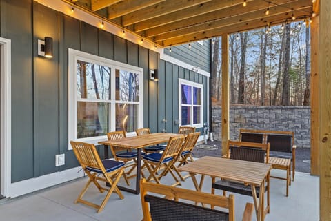 BASE Porch with Dining and Seating Areas