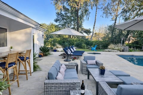 The backyard is your own private resort!