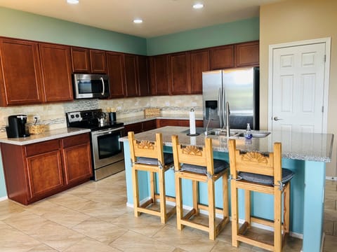 Kitchen with island seating