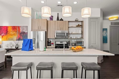 Spacious gourmet kitchen and dining area—the perfect backdrop for your next 30A gathering.