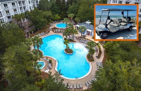 Pool heated to 84 degrees. Golf cart (similar to photo) included for reservation after March 26  2026.