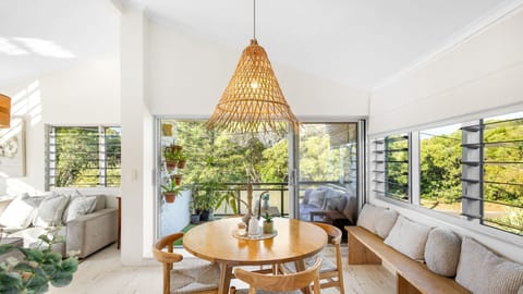 Dining in the sunshine — your indoor-outdoor haven.