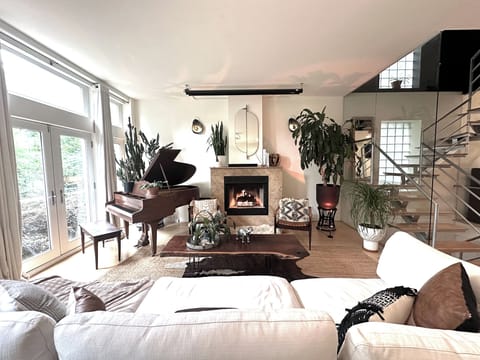 Sunlit, plant-filled, relaxed.