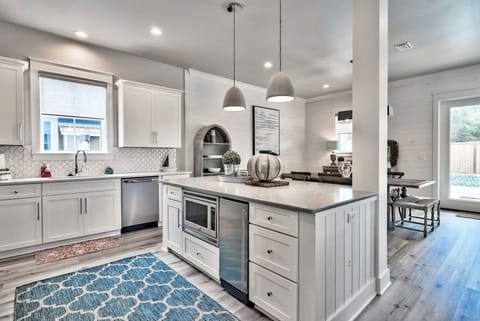 Thoughtfully designed with modern appliances and plenty of prep space.