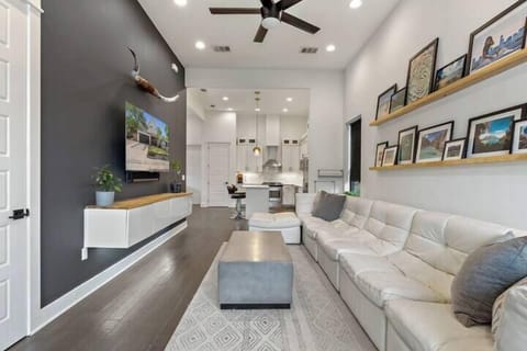 Living Room - Spacious Sofa with TV