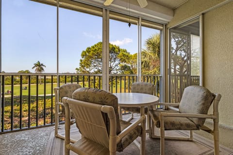Sit back and relax on the patio, while taking in the gorgeous golf course views