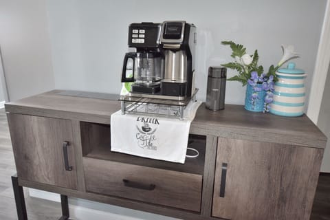 Coffee bar - Start up pods will be supplied.