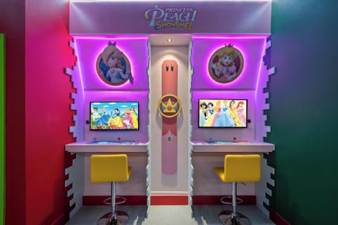 Mario Themed Custom Game Room