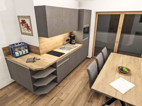 Furniture, Flooring, Wood, Floor, Interior Design, Kitchen, Countertop, Home, Cabinetry, Wood Flooring