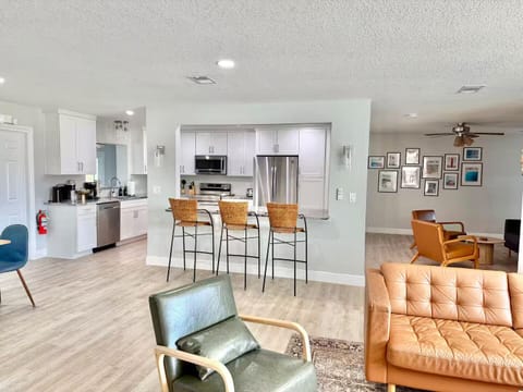 Open floor plan living space