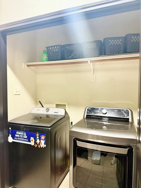 Provided efficient washer / dryer w detergent for connivence.