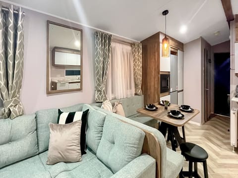 Open plan living space | Lily Pad Lodge, Brechin