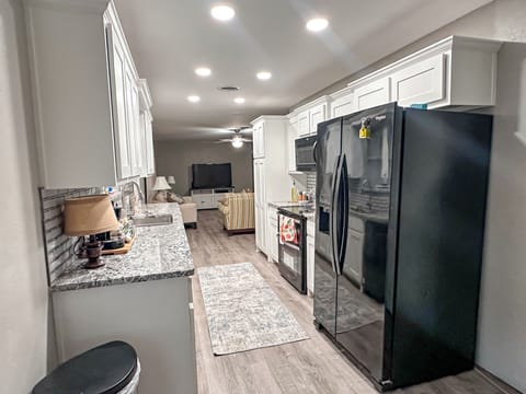 Fully equipped kitchen ready for your home-cooked favorites.