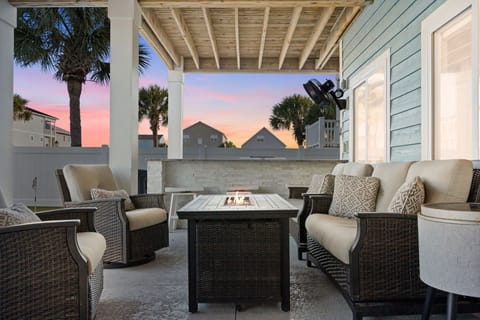 2 Outdoor Fireplaces