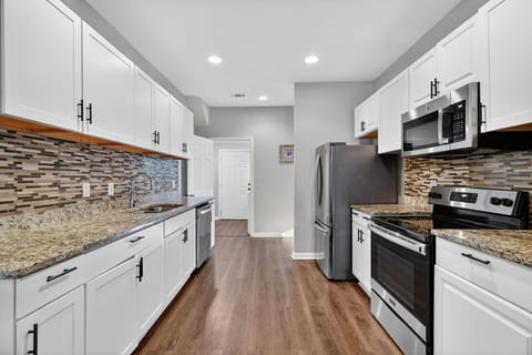 Indoors, Kitchen, Appliance, Refrigerator, Microwave