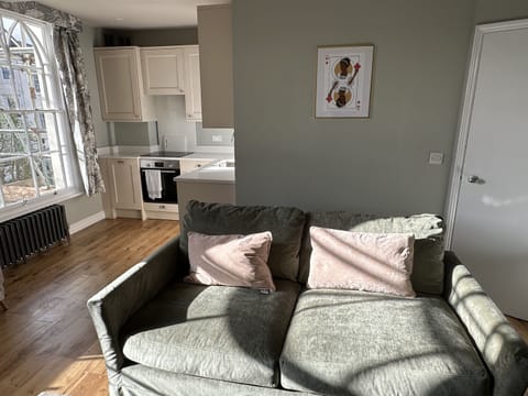 Diamonds Open plan lounge, dining & kitchen with luxury sofa.com sofabed