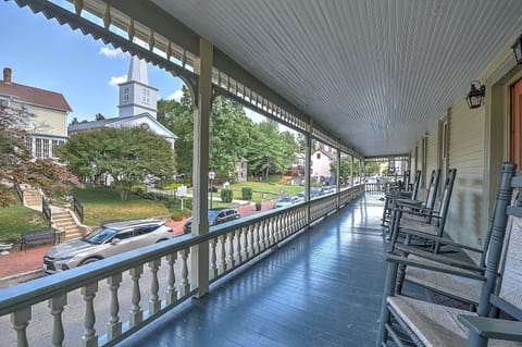 Rock slowly on our porch and feel your worries wash away