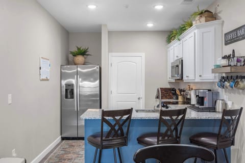 The open kitchen is well equipped for an unforgettable getaway​