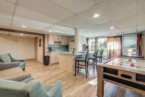 Bonus Kitchen & Game Room | Lower Level | Air Hockey Table | Arcade Game