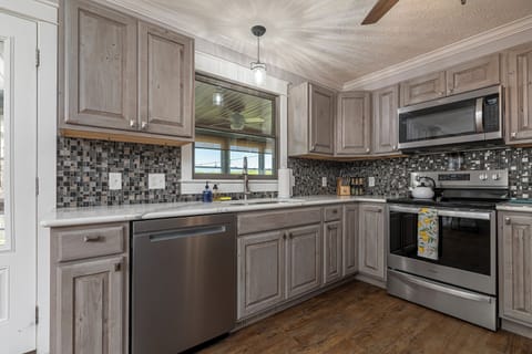 Lake view from the kitchen window 