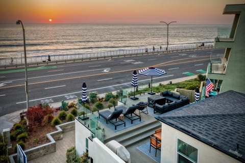 Oceanfront sunset views from your private rooftop oasis