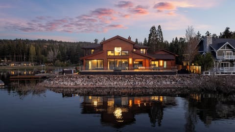Lake View - Incredible lakefront home with dock, hot tub, and beautiful deck. Incredible lake views