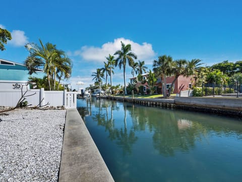 Looking down canal towards Bay