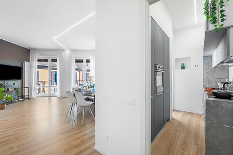 Kitchen and dining area