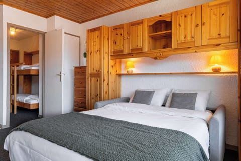The Living Room Area Features a Comfortable Double Sofa Bed