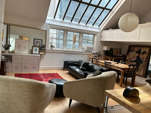 Skylight view. Top Floor.