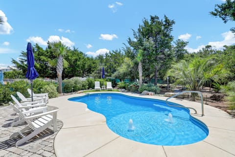 Relax in our backyard retreat! Pool is heated from April to October 