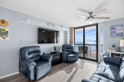 Sofa, Recliners and Smart TV, with Inside Ocean View