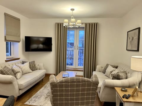 Living room and kitchen