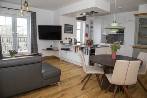 Living room and kitchen