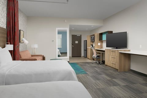 Kick back after adventures in a roomy suite-style layout.