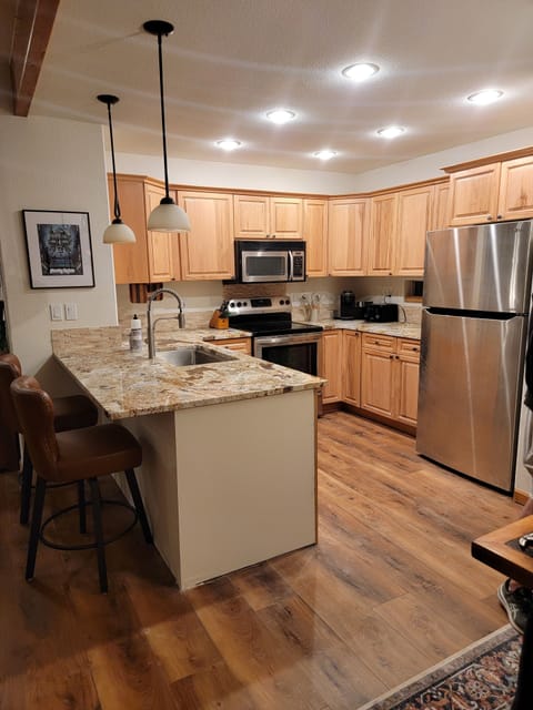 Brand new counter tops and appliances!