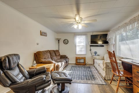 Eagle River Vacation Rental | 2BR | 1BA | 900 Sq Ft | 4 Steps to Enter