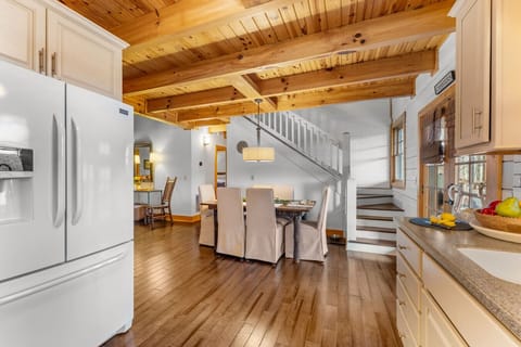 Kitchen and Dining Area | Open Layout with Rustic Details
